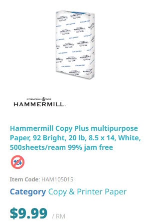 copy paper